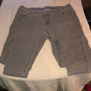 Gray Old Navy Rockstar jeans size 14P